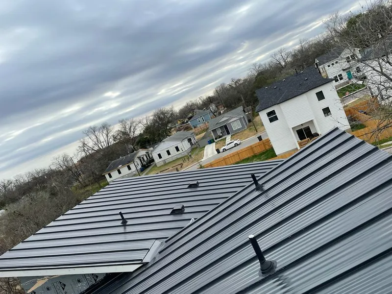 Standing seam metal roof panels with vents for Skylight Repair in Cedartown